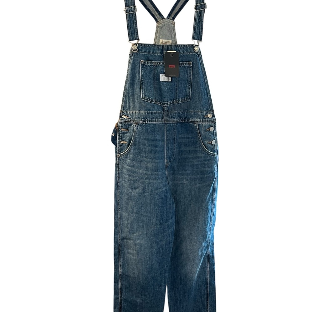 Levi's Women’s Classic Blue Denim Overalls